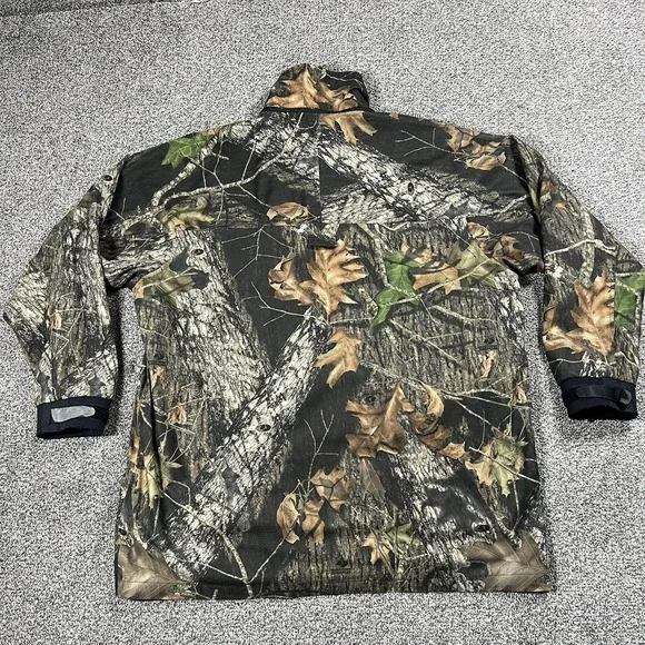 Browning Jacket Mens L Green Mossy Oak Camo Lined Pre Vent Hunting XPO X Change - Picture 2 of 15